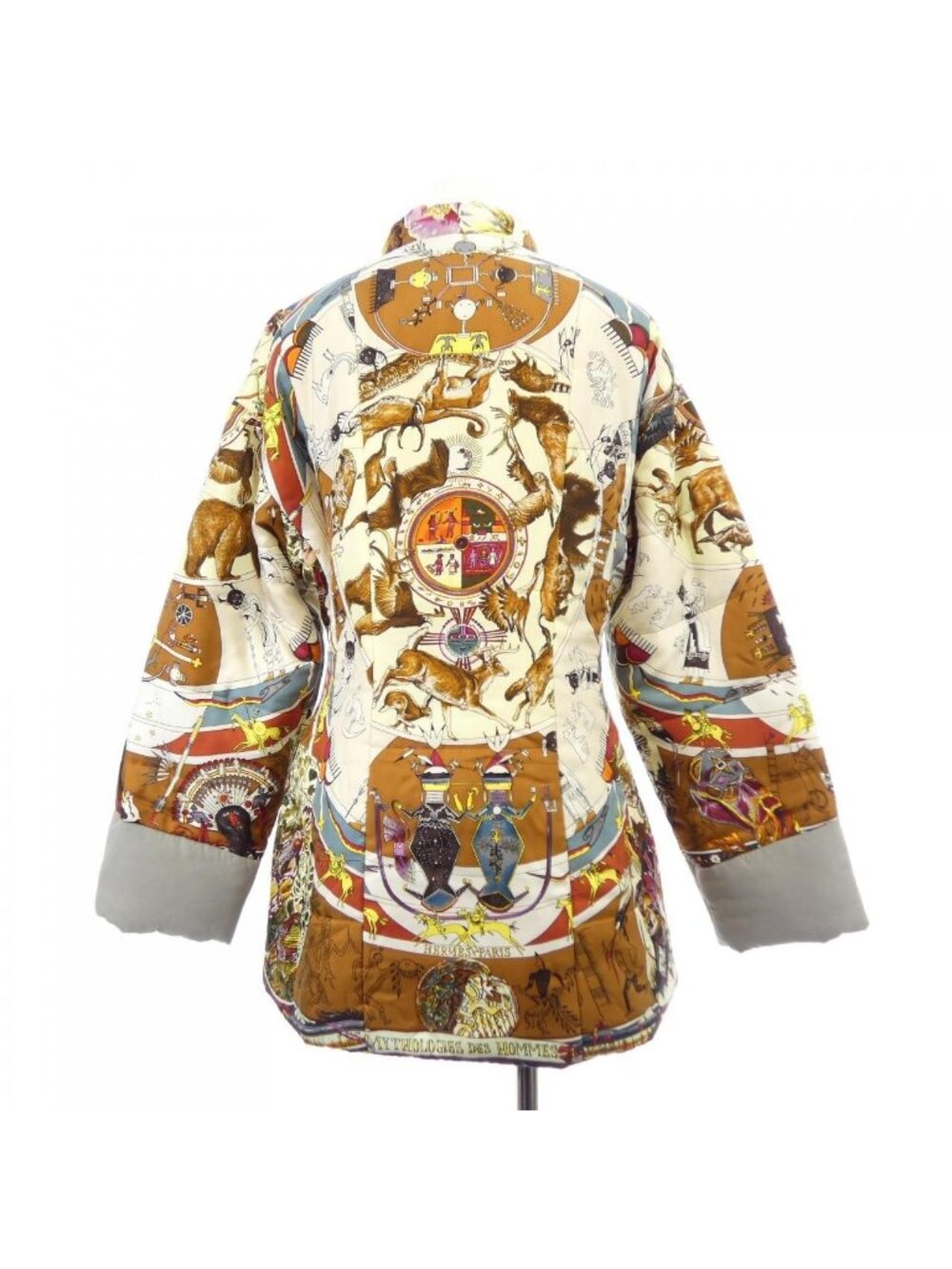 Hermes les Mythologies Des Hommes Rouges Twill Lane Jacket - Picture 2 of 8